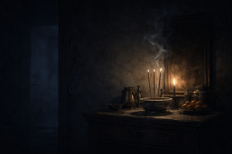 third incense stick supernatural altar scene